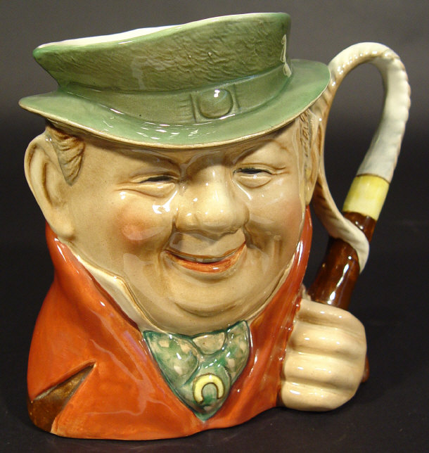 Appraisal: Large Beswick Tony Weller character jug with hand painted decoration