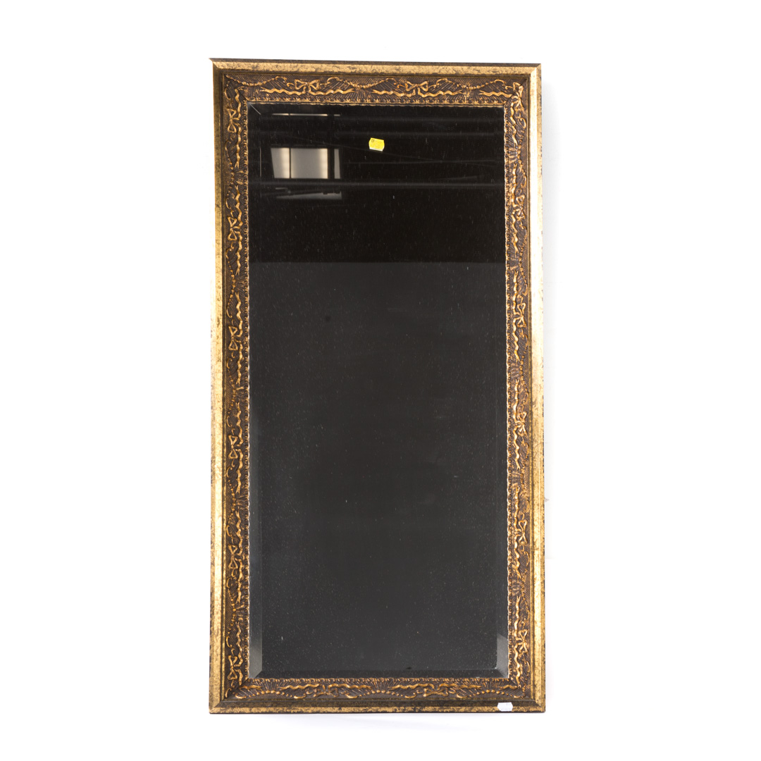 Appraisal: Victorian style giltwood and beveled glass mirror x in