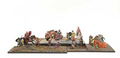 Appraisal: Kings Queens of England a series of scratchbuilt converted vignettes