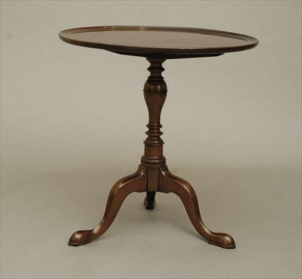 Appraisal: George III-Style Mahogany Tripod Table