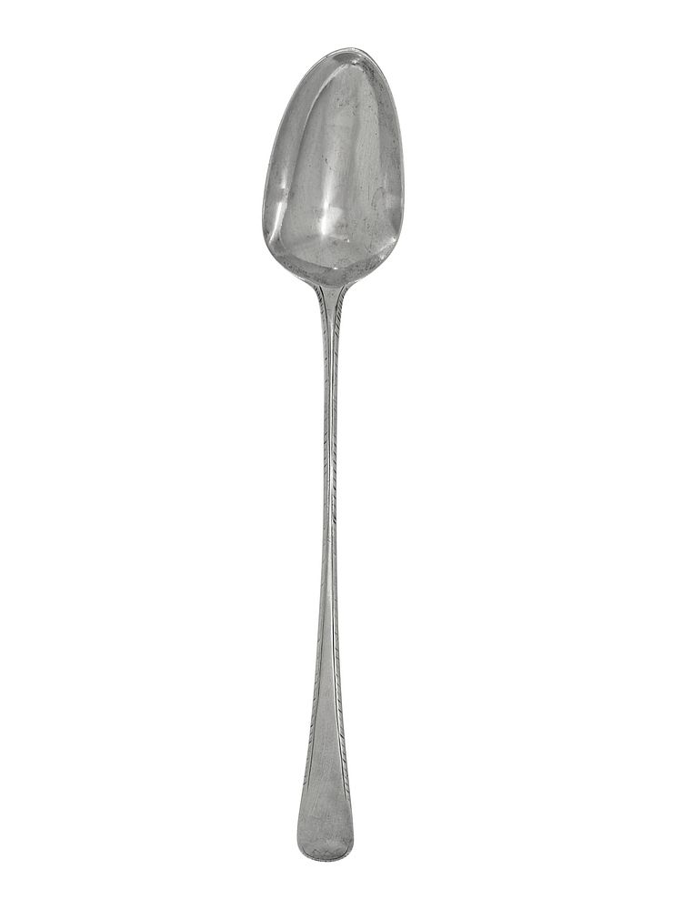 Appraisal: A George III Silver Serving Spoon A George III Silver