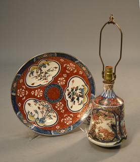 Appraisal: Two pieces of Japanese Imari Two pieces of Japanese Imari