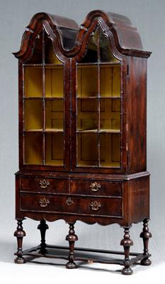 Appraisal: William and Mary style high chest walnut and other mixed