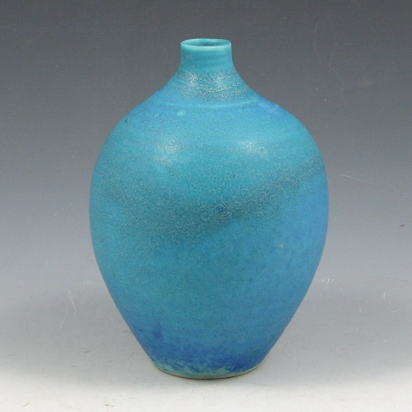 Appraisal: Laura Andreson ovoid vase with narrow neck and rim covered