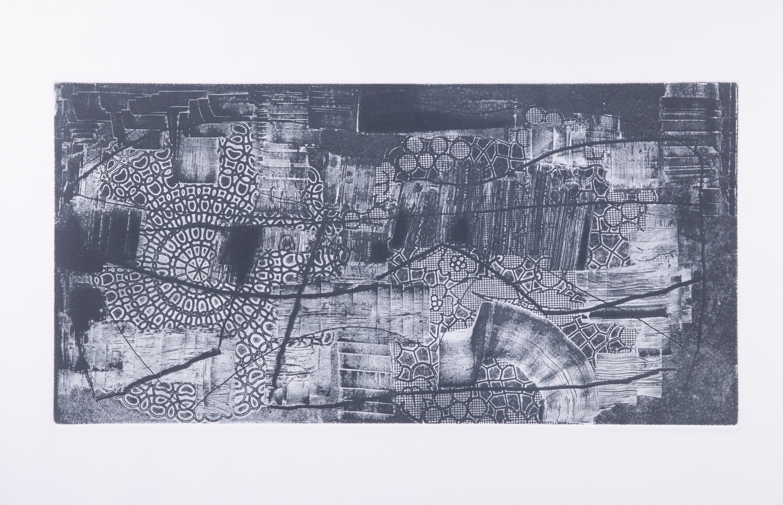 Appraisal: LOUISE BERLIAWSKY NEVELSON ME NY RUSSIA - Reflected Cathedral etching