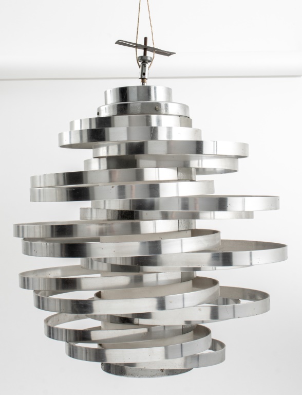 Appraisal: MAX SAUZE FOR SCIOLARI MODERN CYCLONE CHANDELIER Max Sauze Algerian