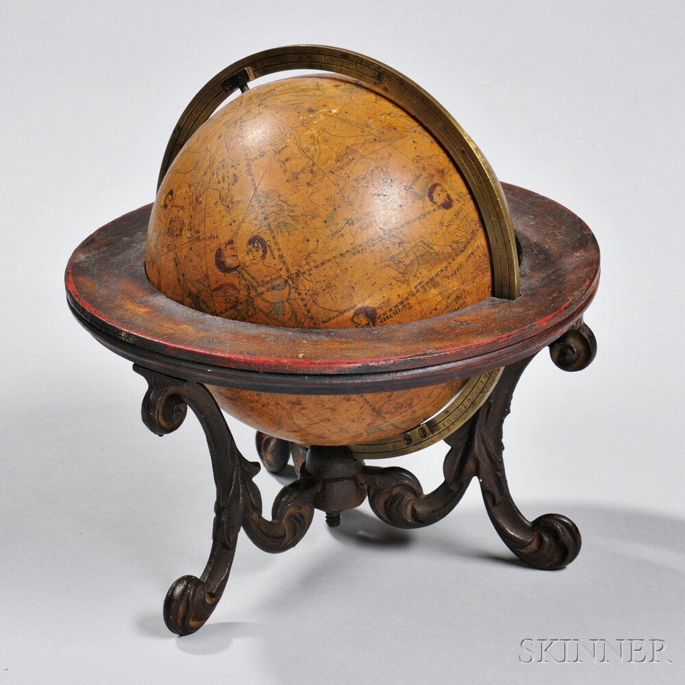 Appraisal: Merriam Moore -inch Celestial Globe Troy New York c twelve