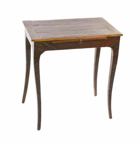 Appraisal: A Continental Parquetry Occasional Table th century having a rectangular