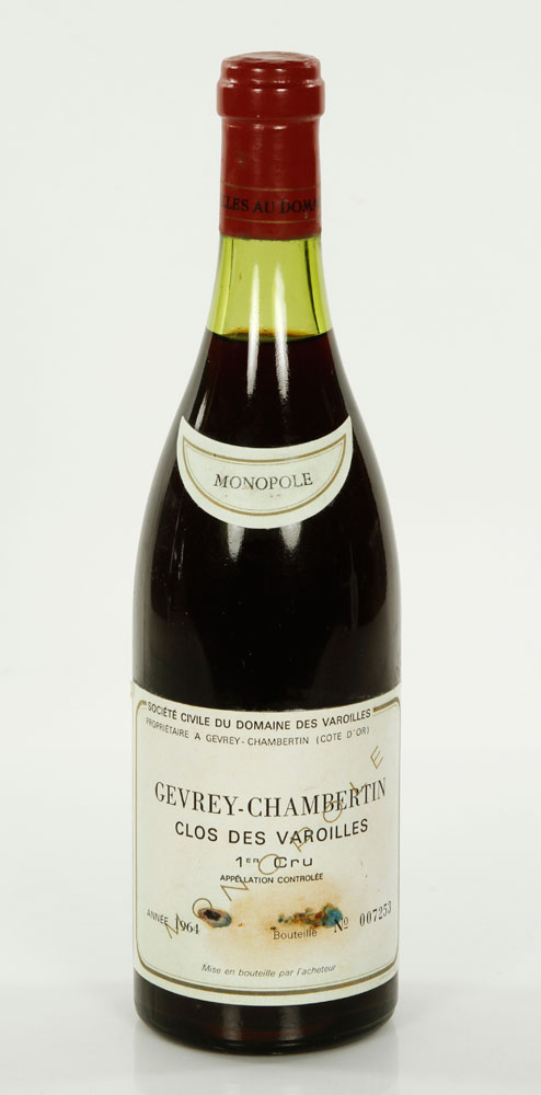 Appraisal: - Gevrey Chambertin Bottle of Cevrey Chambertin Clos des Varoilles