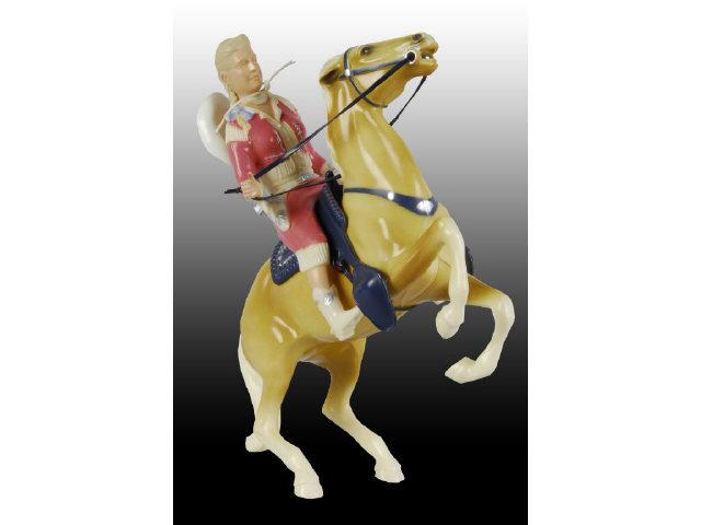 Appraisal: Hartland Horse and Annie Oakley Rider Description Plastic Rearing tan