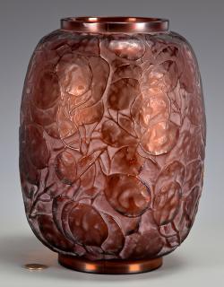 Appraisal: Lalique Monnaie du Pape Vase Rene Lalique Monnaie du Pape