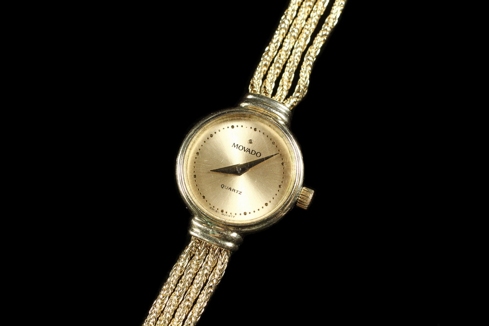 Appraisal: LADY'S WRISTWATCH - K Yellow Gold Movado Swiss Quartz Wristwatch