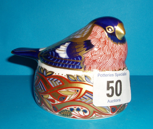 Appraisal: Royal Crown Derby Bullfinch Nesting Boxed