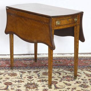 Appraisal: George III Pembroke table George III Pembroke table circa executed