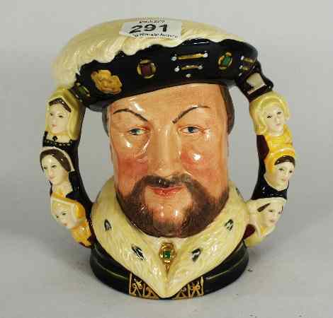 Appraisal: Royal Doulton Large Character Jug Two Handled Henry VIII D