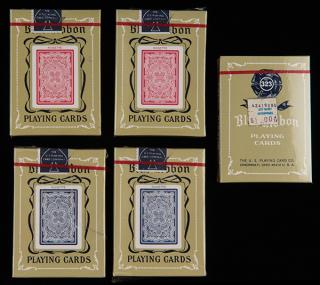 Appraisal: Five Sealed Blue Ribbon Playing Card Decks Cincinnati Five Sealed