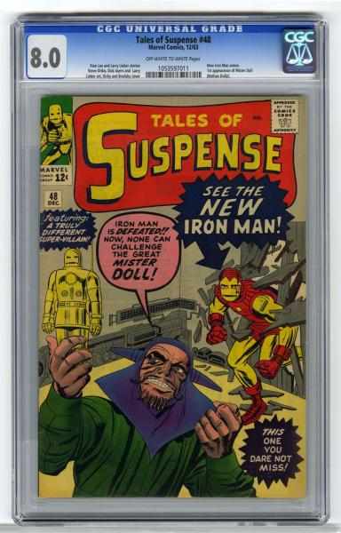 Appraisal: Tales of Suspense CGC Marvel Comics Stan Lee and Larry