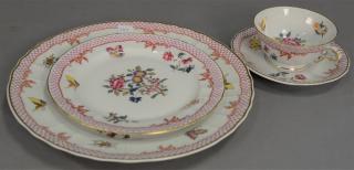 Appraisal: Limoges Compagnie Des Indes porcelain dinnerware set sold by Bernardaud