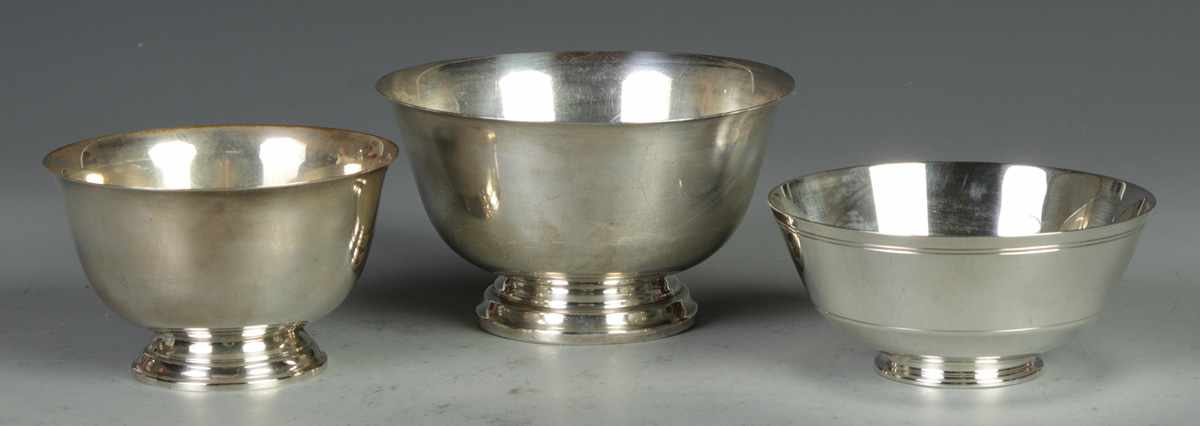 Appraisal: Sterling Bowls Tiffany Co Sterling Bowls Tiffany Co Tiffany Co