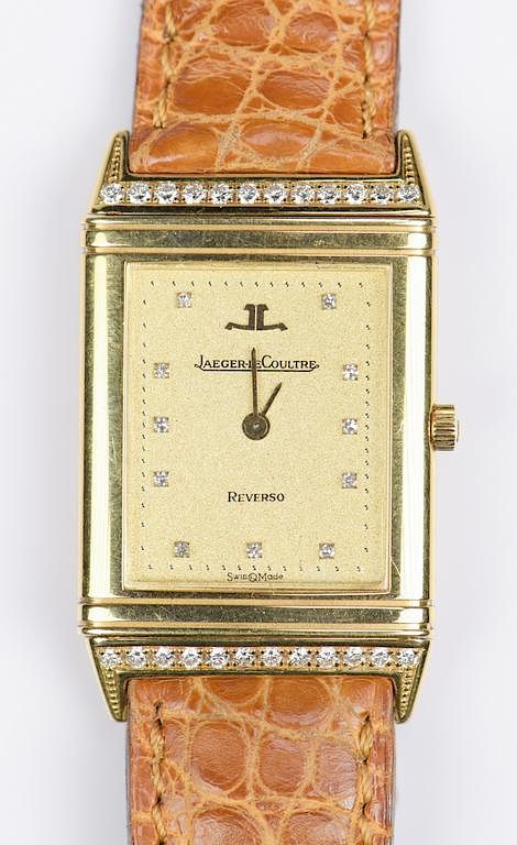 Appraisal: K Jaeger-LeCoultre Reverso Quartz Watch K Jaeger-LeCoultre Reverso quartz watch