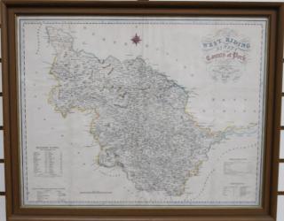 Appraisal: Antique Map of the West Riding and Ainsty Antique Map