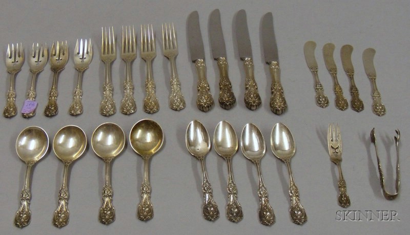 Appraisal: Reed Barton Sterling Silver Partial Flatware Set Francis I pattern