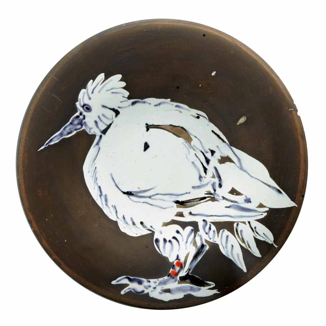 Appraisal: Pablo Picasso BIRD NO A R Painted and partially glazed