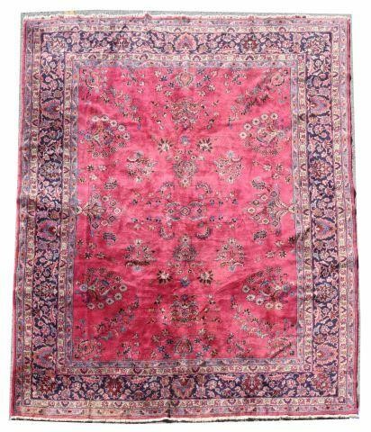 Appraisal: Hand-tied Isparta rug Turkey approx ' l ' w Provenance