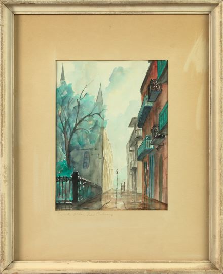 Appraisal: Fred Lyman American New Orleans th Century Pirate's Alley New