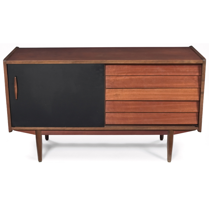 Appraisal: Hugo Troeds cabinet by Bra Bohag Sweden teak five drawers