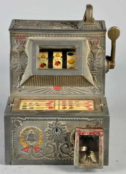 Appraisal: Mills Puritan Bell Stimulator Description Working Includes jackpot box that