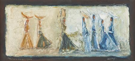 Appraisal: Joseph Kossonogi Israeli - Untitled Estimate -