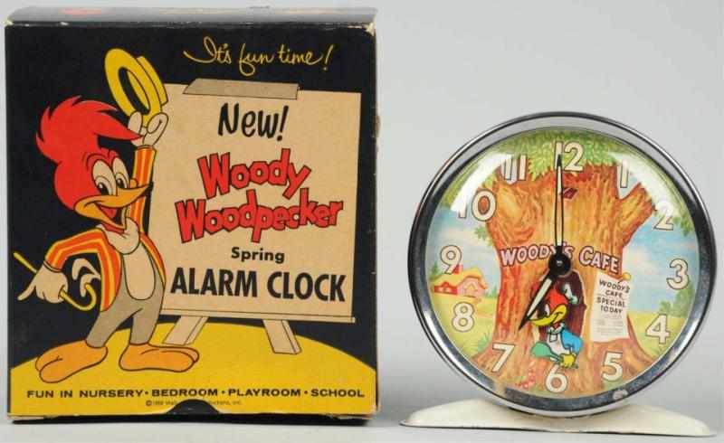 Appraisal: Woody Woodpecker Character Alarm Clock Made by Columbia Time Products