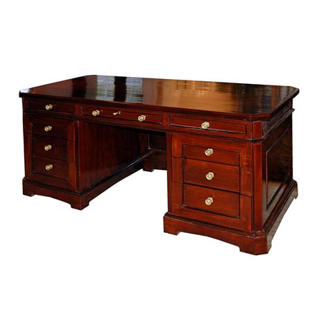 Appraisal: Regency Style Mahogany Desk Estimate -