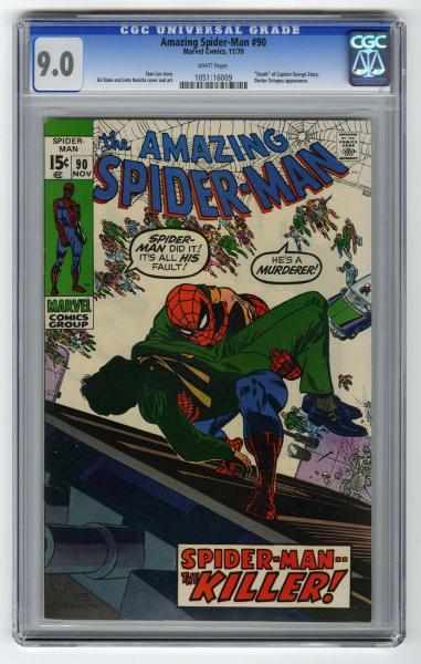 Appraisal: Amazing Spider-Man CGC Marvel Comics Stan Lee story with Gil