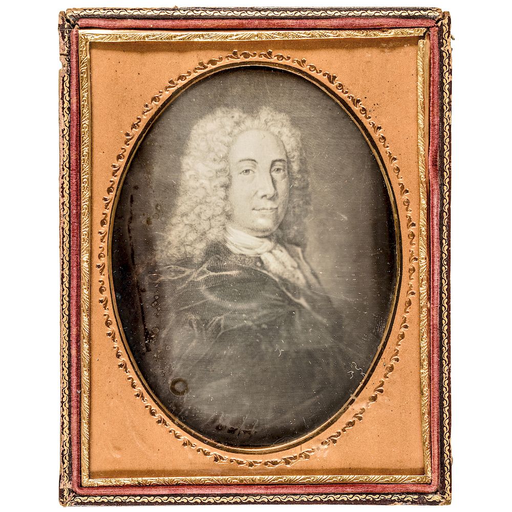 Appraisal: Colonial Merchant Peter Faneuil Whitehurst Galleries Half Plate Daguerreotype Colonial