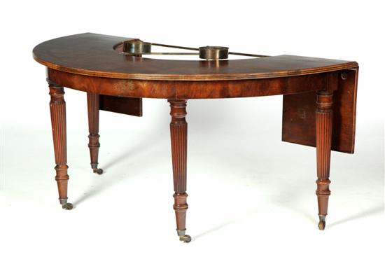 Appraisal: REGENCY-STYLE HUNT OR WINE TABLE England late th-early th century