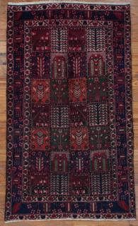 Appraisal: Antique Bakhtiari ' x ' Wool Rug Antique Bakhtiari made