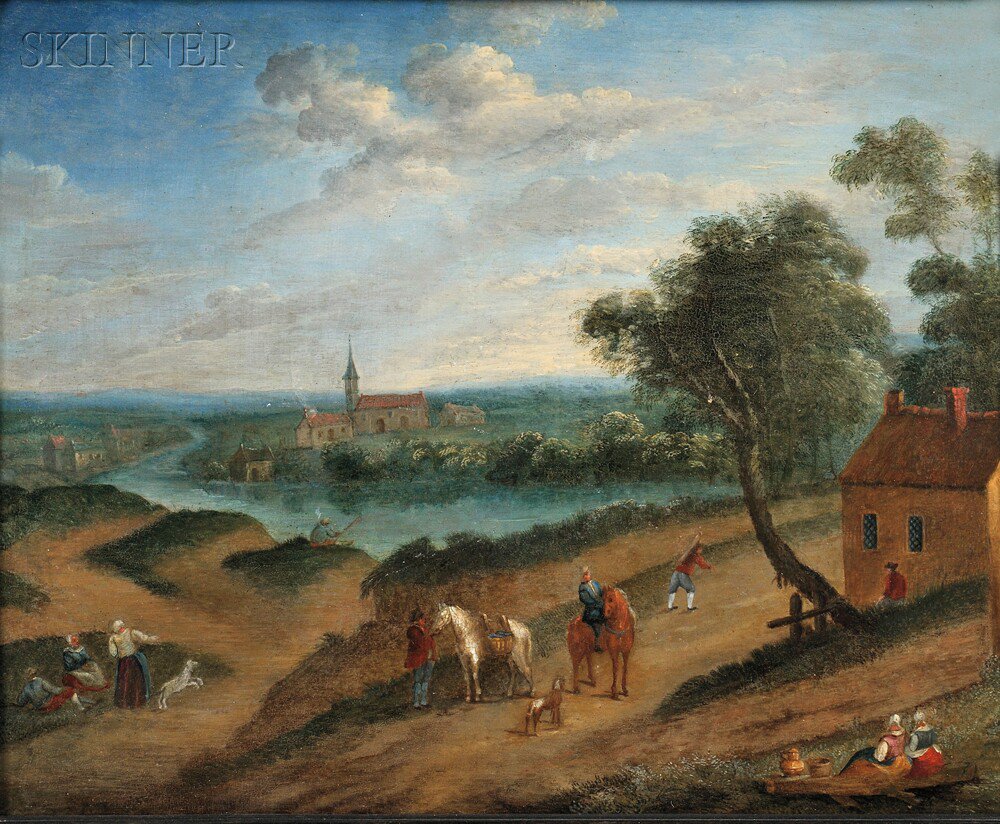 Appraisal: Manner of Klaes Nicolaes Molenaer Dutch - Summer Landscape with