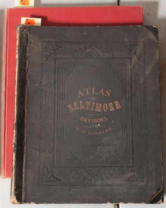 Appraisal: Atlas Two titles by G M Hopkins Baltimore and Its