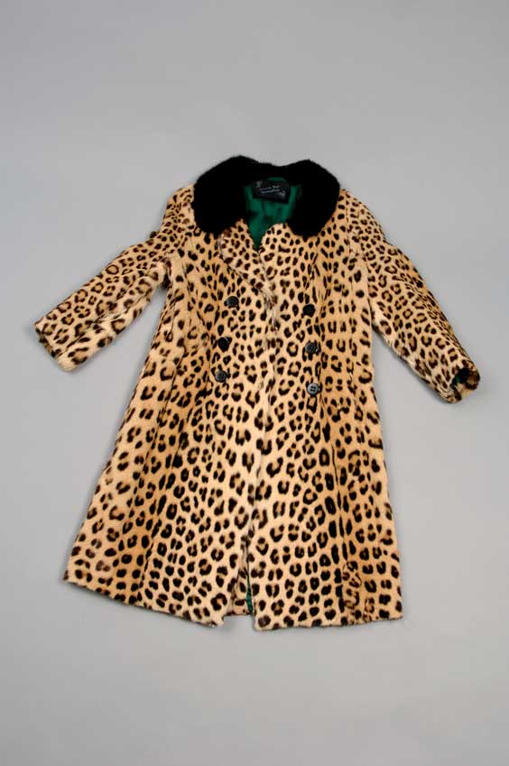 Appraisal: EXOTIC FUR AND MINK COAT Lady's exotic fur coat with