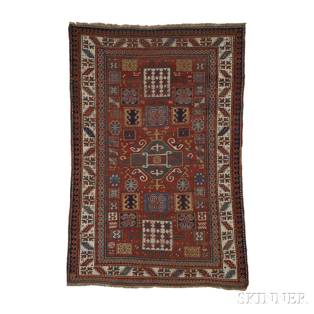 Appraisal: Karachov Kazak Rug Southwest Caucasus late th century the small