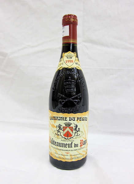 Appraisal: ELEVEN BOTTLES VINTAGE FRENCH RED RHONE WINE Domaine du Pegau