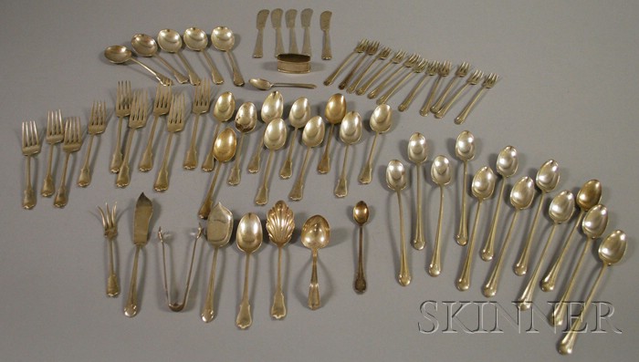 Appraisal: Wallace Sterling Silver Partial Flatware Service approx pieces in the