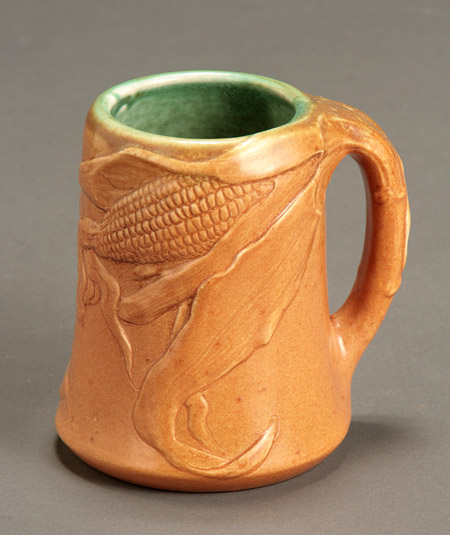 Appraisal: Rookwood Matte Glaze Mug Decorated by John D Wareham Dated