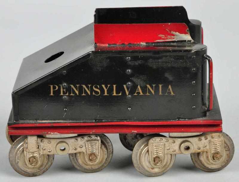 Appraisal: Lionel Pennsylvania Lettered Tender Description American Standard gauge Very early