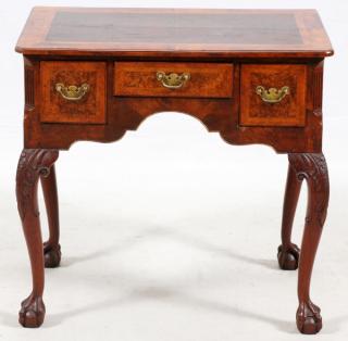 Appraisal: CHIPPENDALE MAHOGANY LOWBOY C CHIPPENDALE MAHOGANY LOWBOY C - H