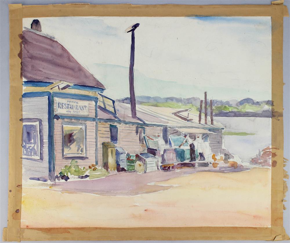 Appraisal: ALLEN ERSKINE PHILBRICK AMERICAN - RESTAURANT AND LOBSTER POUND IN