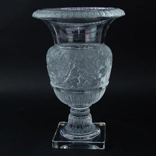 Appraisal: Lalique Versailles Vase Lalique Versailles Vase Signed with etched signature