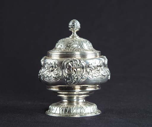 Appraisal: OUTSTANDING ENGLISH STERLING COVERED SUGAR BOWL London Makers mark WG